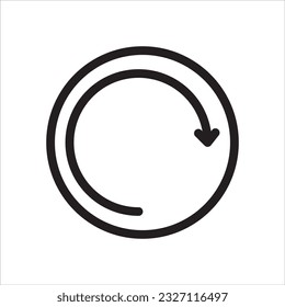 Icono de carga, aislado en fondo blanco