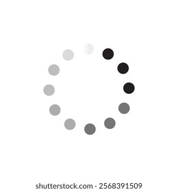 Loading icon, isolated on white background