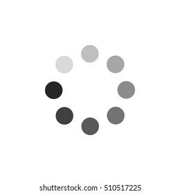 loading icon isolated on white background. Vector illustration