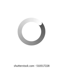loading icon isolated on white background. Vector illustration