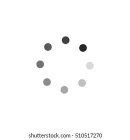 loading icon isolated on white background. Vector illustration