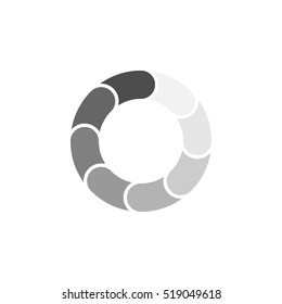 Loading icon isolated on white background