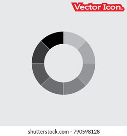 Loading icon isolated sign symbol and flat style for app, web and digital design. Vector illustration.