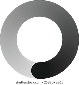 Loading icon. Load circular icon. Buffer loader or preloader isolated on transparent background. Download or upload progress related icon. Simple web download. Vector illustration.