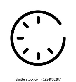 loading icon or logo isolated sign symbol vector illustration - high quality black style vector icons
