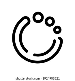 loading icon or logo isolated sign symbol vector illustration - high quality black style vector icons
