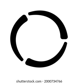 loading icon or logo isolated sign symbol vector illustration - high quality black style vector icons