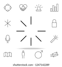 loading icon. Minimal Universal Theme icons universal set for web and mobile