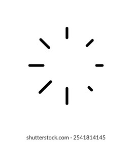 Loading icon Outline vector for web ui