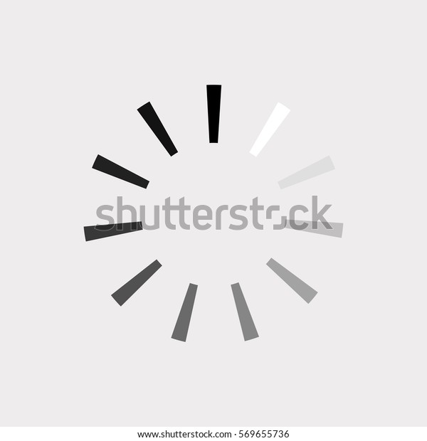 Loading Icon Percentage Loadingdownloadinguploading Progress Vector ...