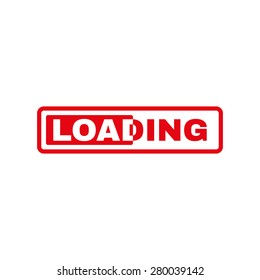 The loading icon. preloader symbol. Flat Vector illustration