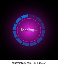 Loading icon Progress Vector illustration