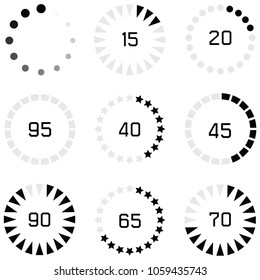 loading icon set