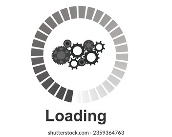 Loading icon set. vector illustration