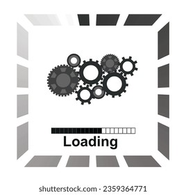 Loading icon set. vector illustration