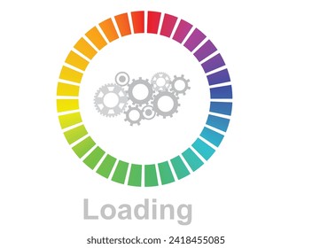 Loading icon set. vector illustration