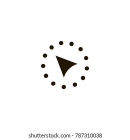 loading icon. sign design
