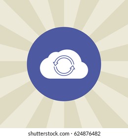 loading icon. sign design. background