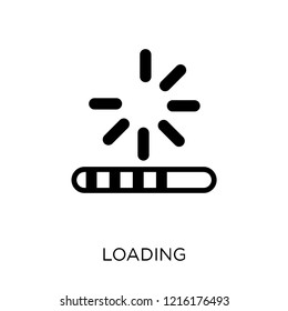 Loading icon. Loading symbol design from Web navigation collection. Simple element vector illustration on white background.