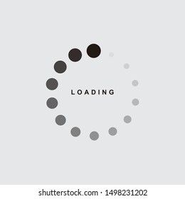 loading icon symbol internet vector