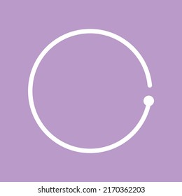 icono de carga o símbolo con color de fondo morado y diseño plano para tu trabajo o cualquier cosa