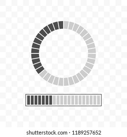 Loading icon template vector design, use for refresh and waiting process website and application progress bar interface 