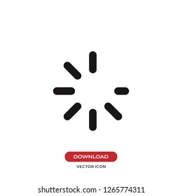 Loading icon vector
