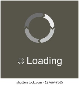 loading icon vector