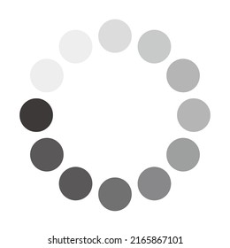 Loading icon vector. Circle loading, waiting symbol vector illustration