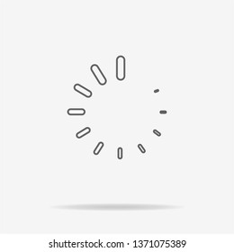 Loading icon. Vector concept illustration for design.