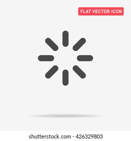 Loading icon. Vector concept illustration for design.