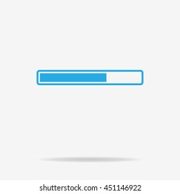 Loading icon. Vector concept illustration for design.
