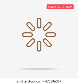 Loading icon. Vector concept illustration for design.
