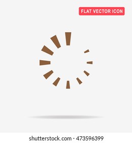 Loading icon. Vector concept illustration for design.