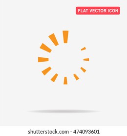 Loading icon. Vector concept illustration for design.