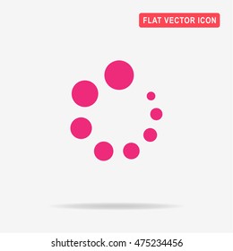 Loading icon. Vector concept illustration for design.