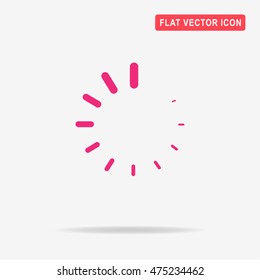 Loading icon. Vector concept illustration for design.