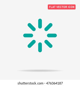 Loading icon. Vector concept illustration for design.