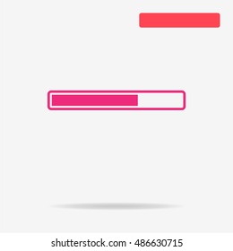 Loading icon. Vector concept illustration for design.