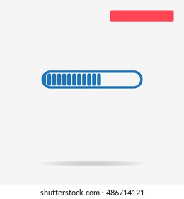 Loading icon. Vector concept illustration for design.