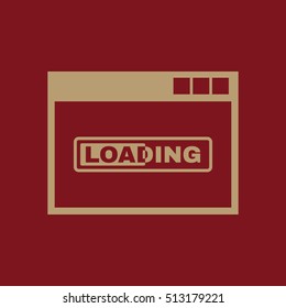 Loading icon. vector design. loading symbol. web. graphic. JPG. AI. app. logo. object. flat. image. sign. eps. art. picture - stock vector