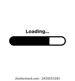 loading icon vector design template simple and clean