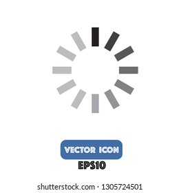 Loading icon, loading vector eps10