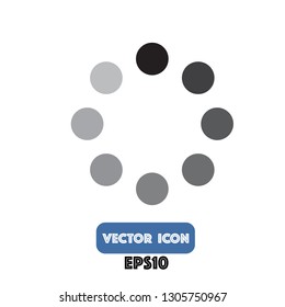 Loading icon, loading vector eps10