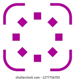 Loading icon, vector in focus. White background