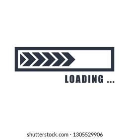 Loading icon vector, loading illustration