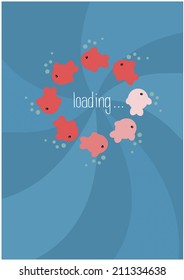 Loading icon - vector illustration.