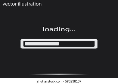 loading icon vector illustration.