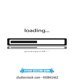 Loading icon vector illustration EPS 10.