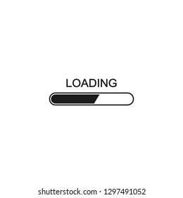 Loading icon. Vector illustration flat design